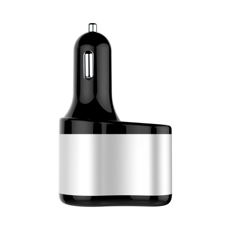 Imagine Incarcator auto 2 x USB 2A 2.1A + priza bricheta Negru, GF-C14